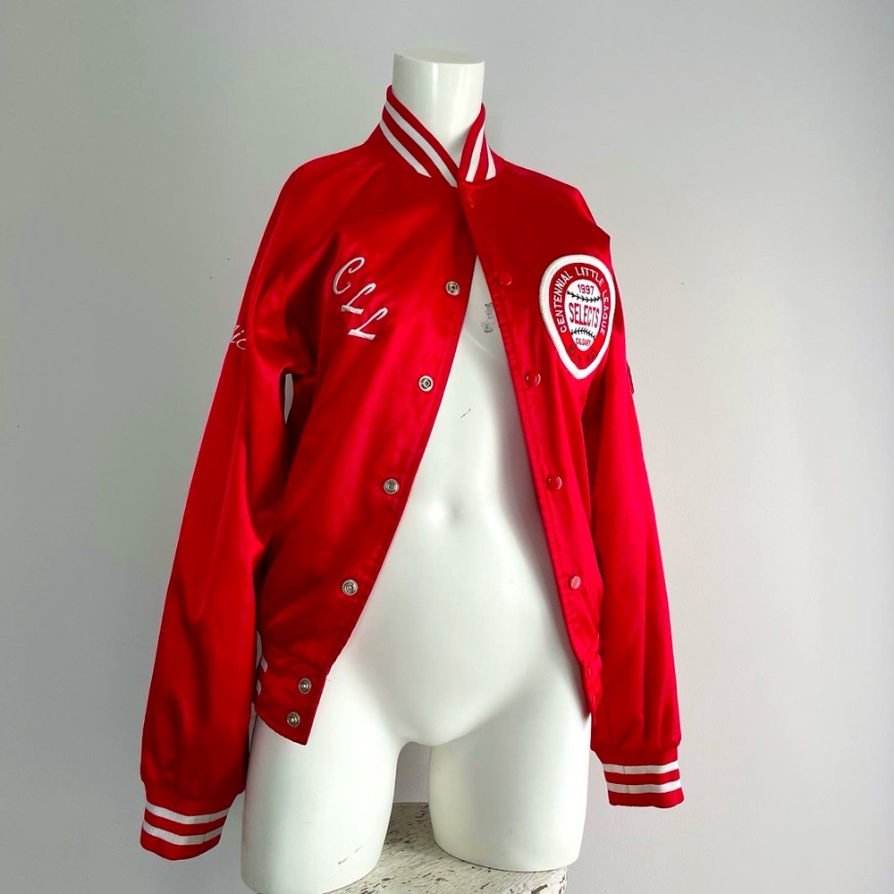 1997 Calgary Little League Champion Patched Satin Jacket.